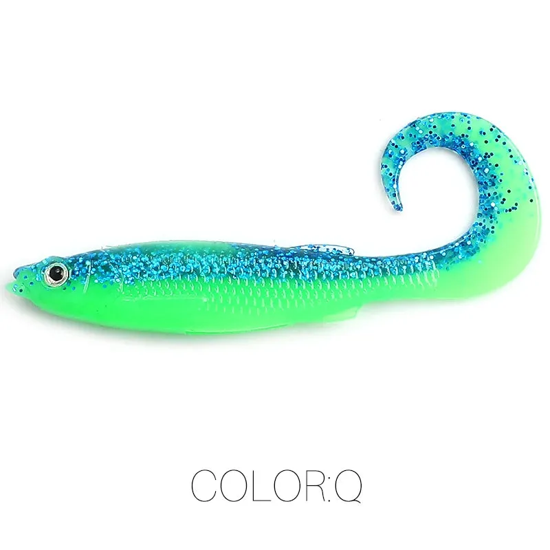 Soft bait 5cm/6.5CM Zander Predator Fishing 3d eyes Soft lure Fishing lures