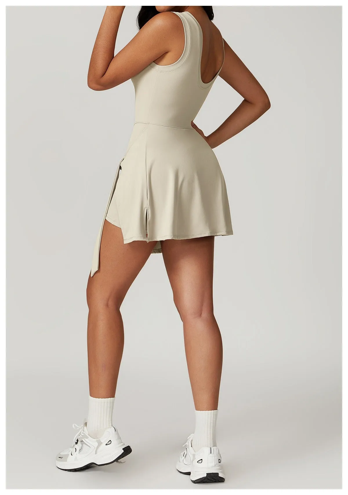 Sporty Chic Skort Dress