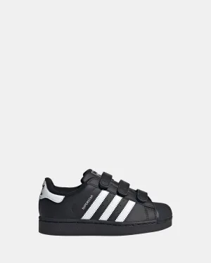 Superstar Ii Pre-School Black/White/Black
