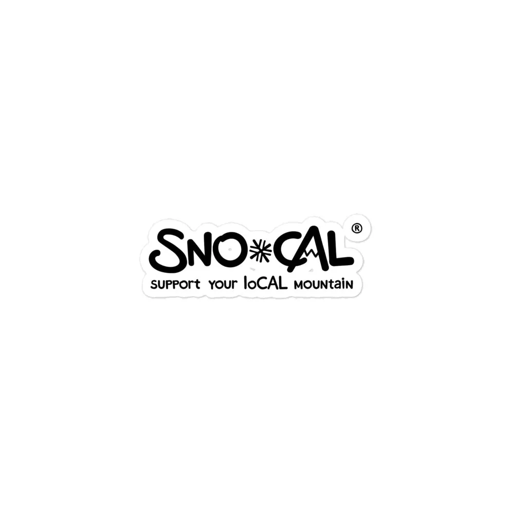 Support Your LoCAL Mountain Sno*Cal sticker