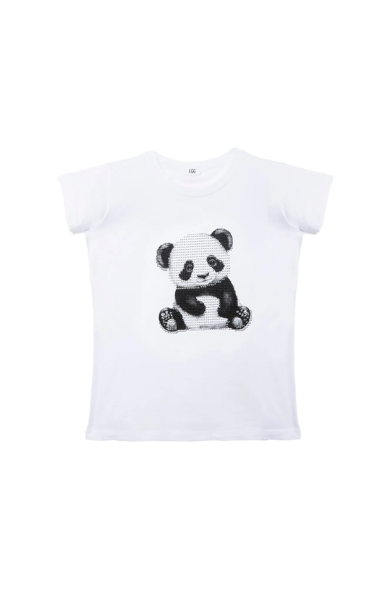 T-shirt bianca Panda