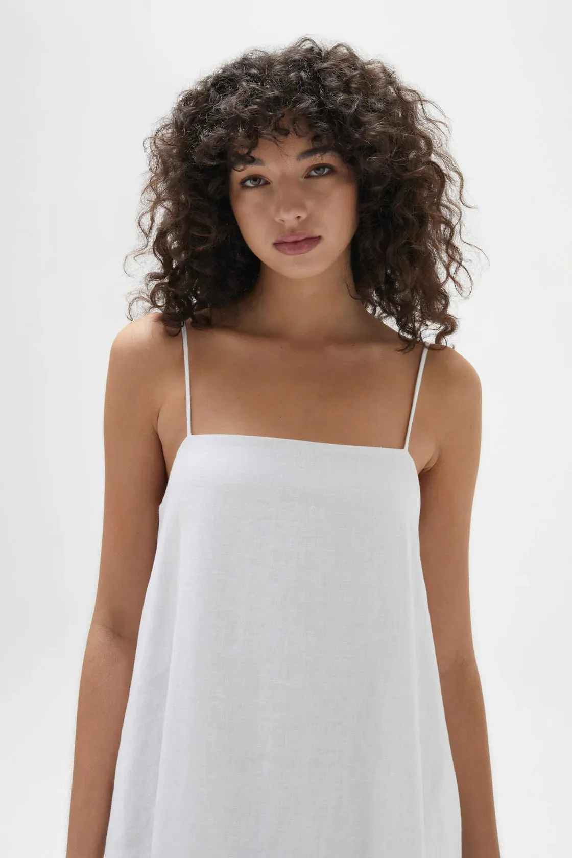 Tully Dress White