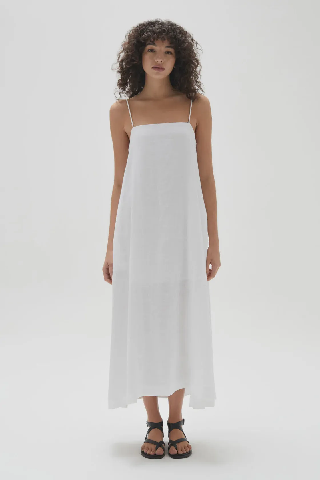Tully Dress White