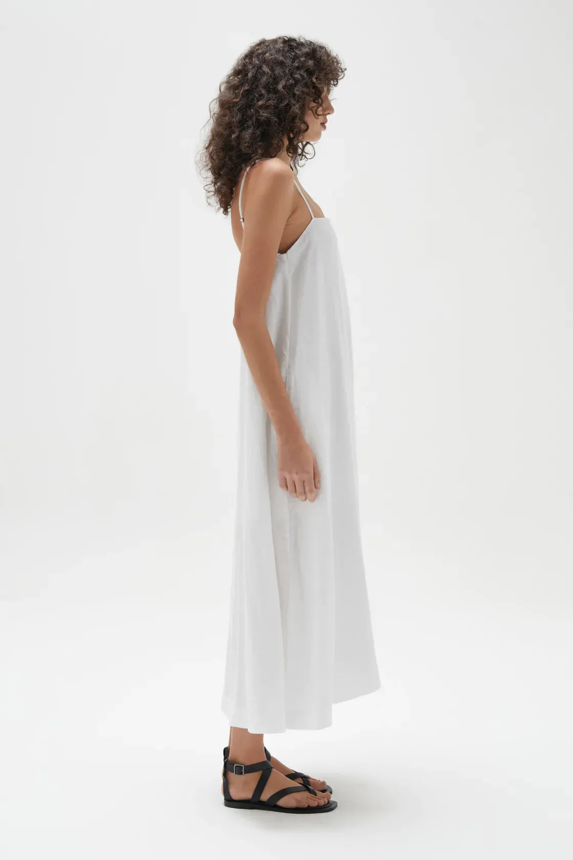 Tully Dress White
