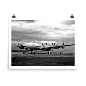 TWA Super Constellation Poster