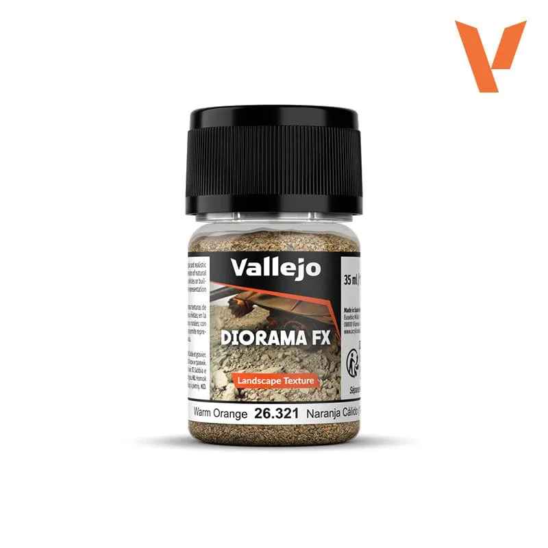 Vallejo Diorama Effects 35ml - Warm Orange Rocks 1-2mm