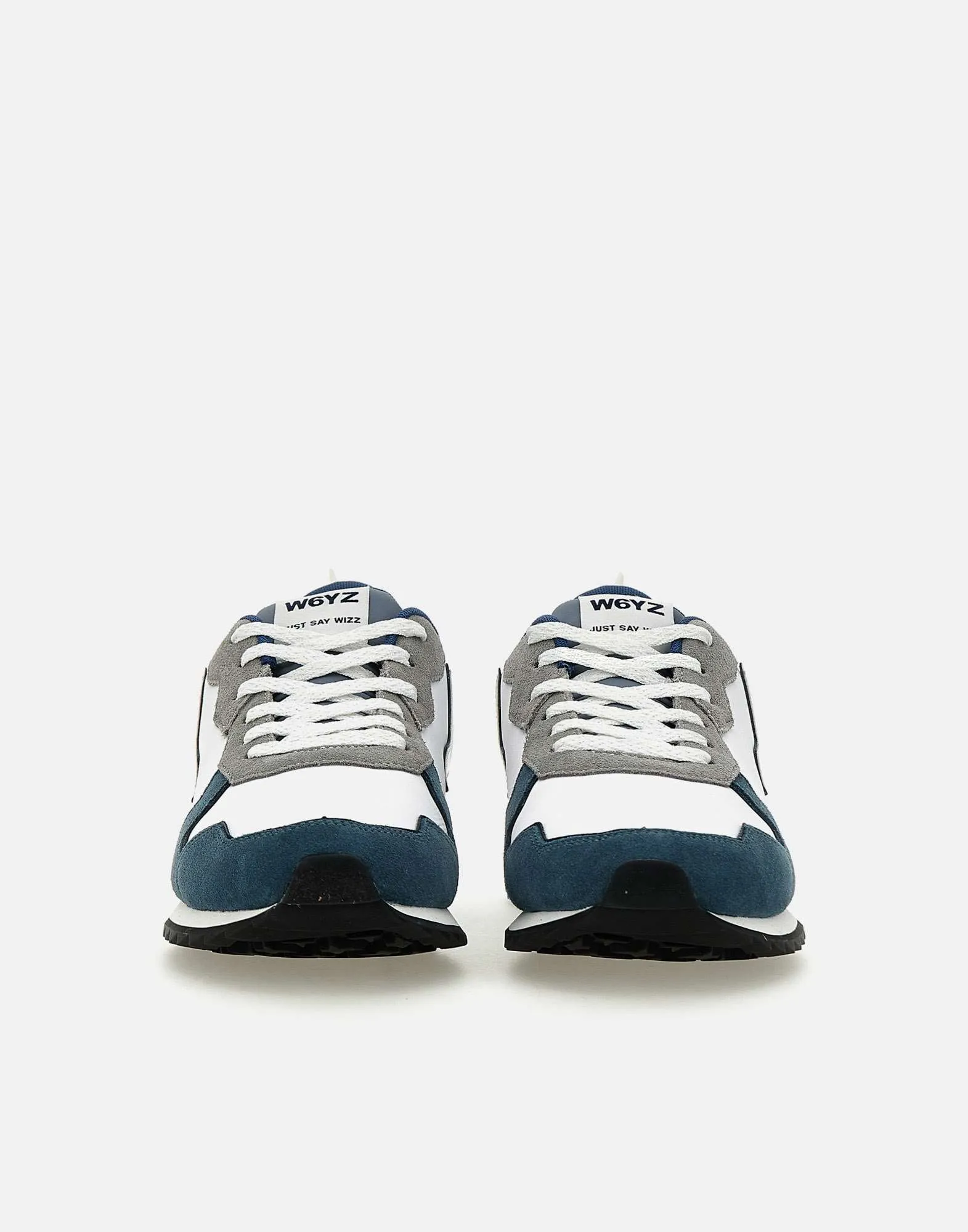 W6 yz jet m sneakers i blått grått vitt