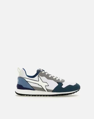 W6 yz jet m sneakers i blått grått vitt
