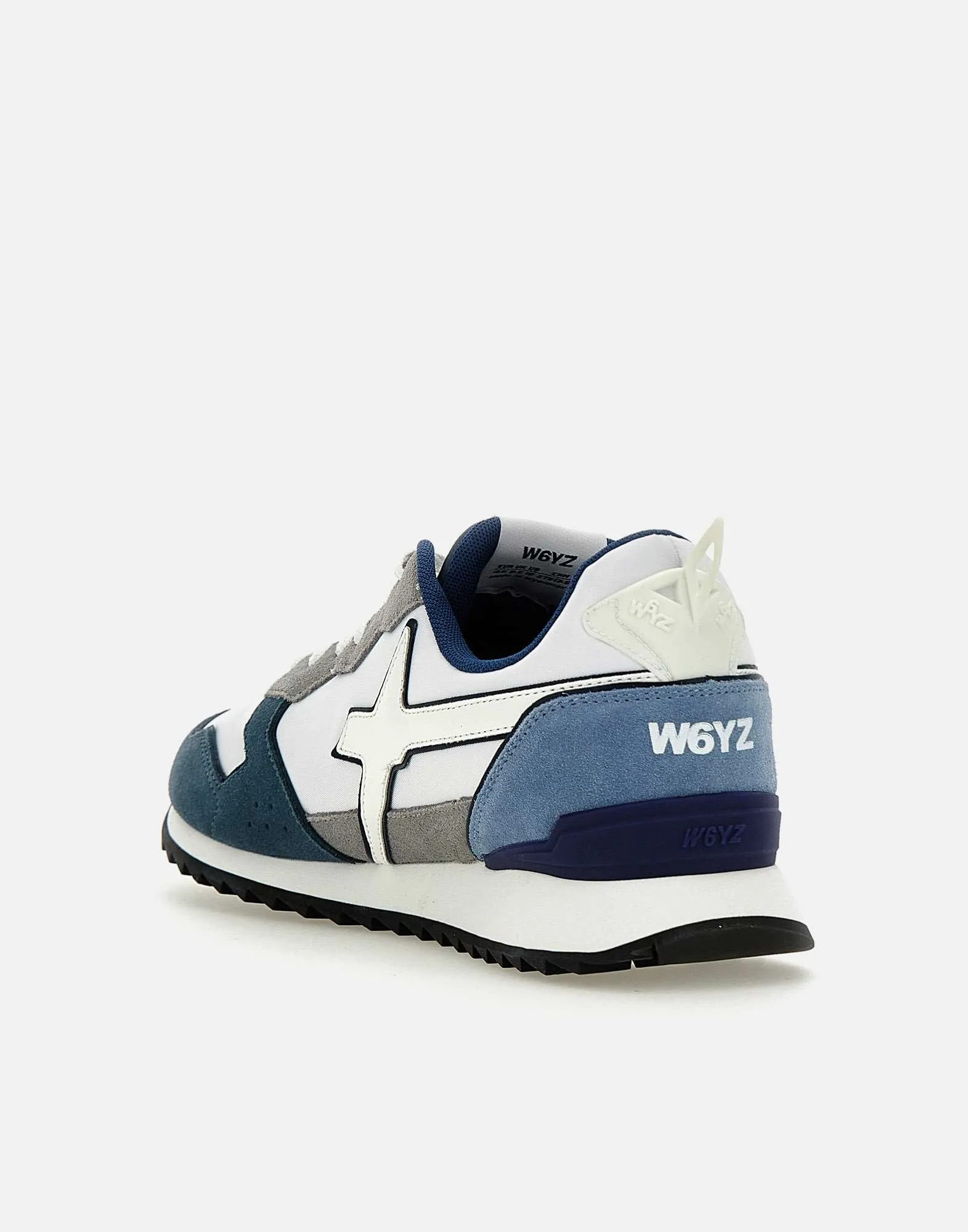 W6 yz jet m sneakers i blått grått vitt