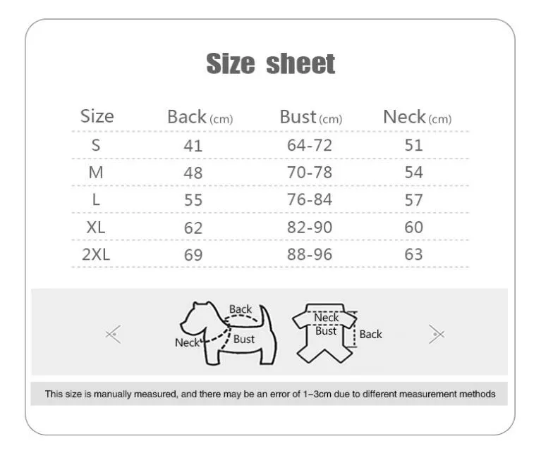 Warm Dog Reflective Outdoor Jacket Vest
