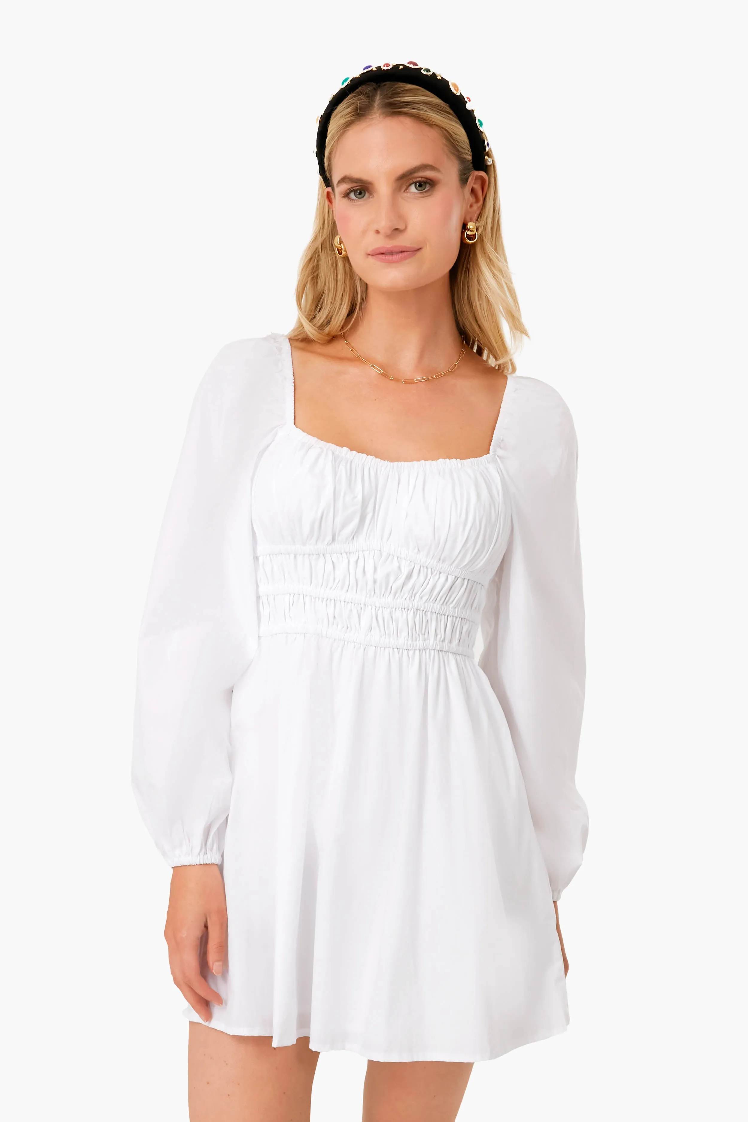 White Paloma Mini Dress
