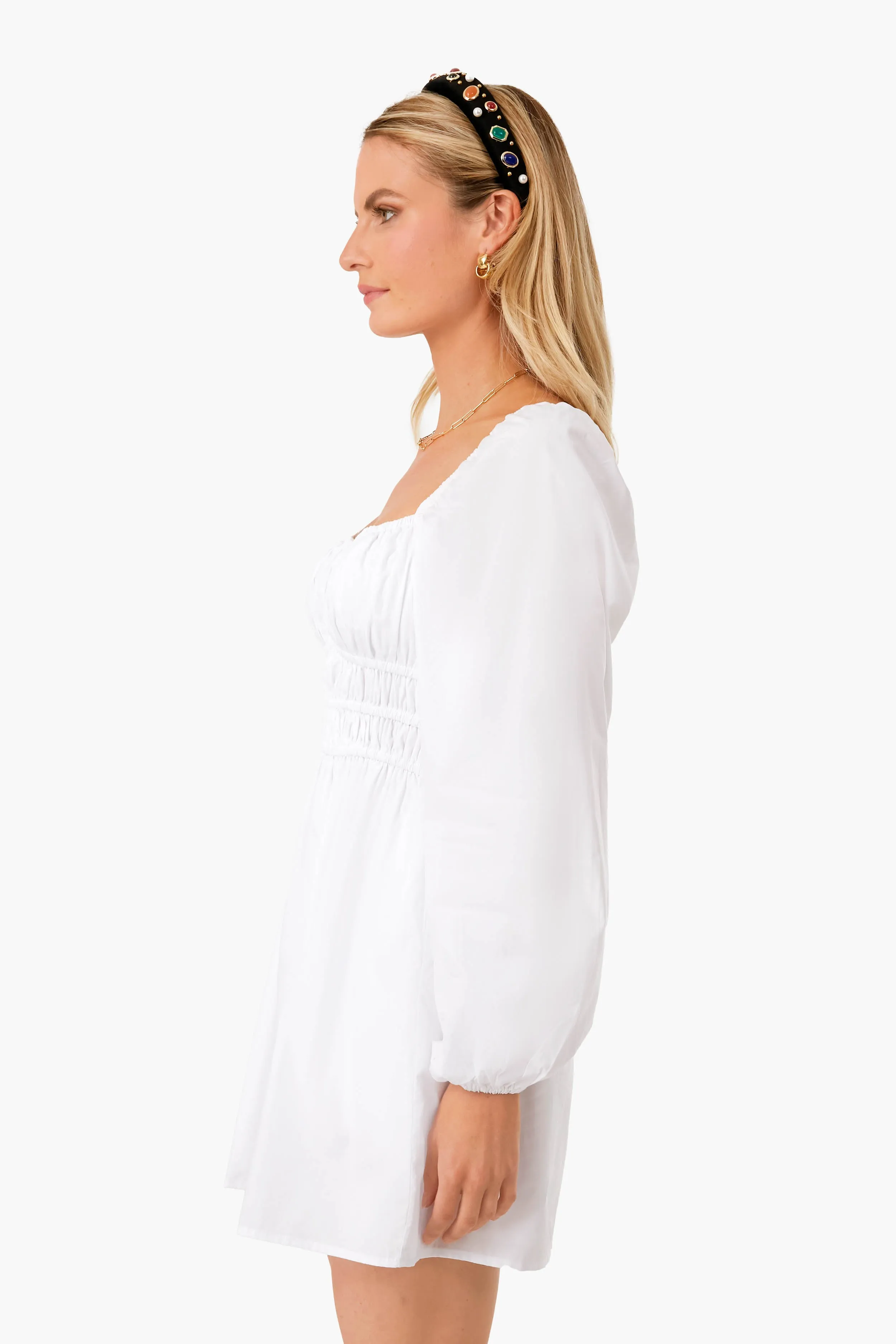 White Paloma Mini Dress