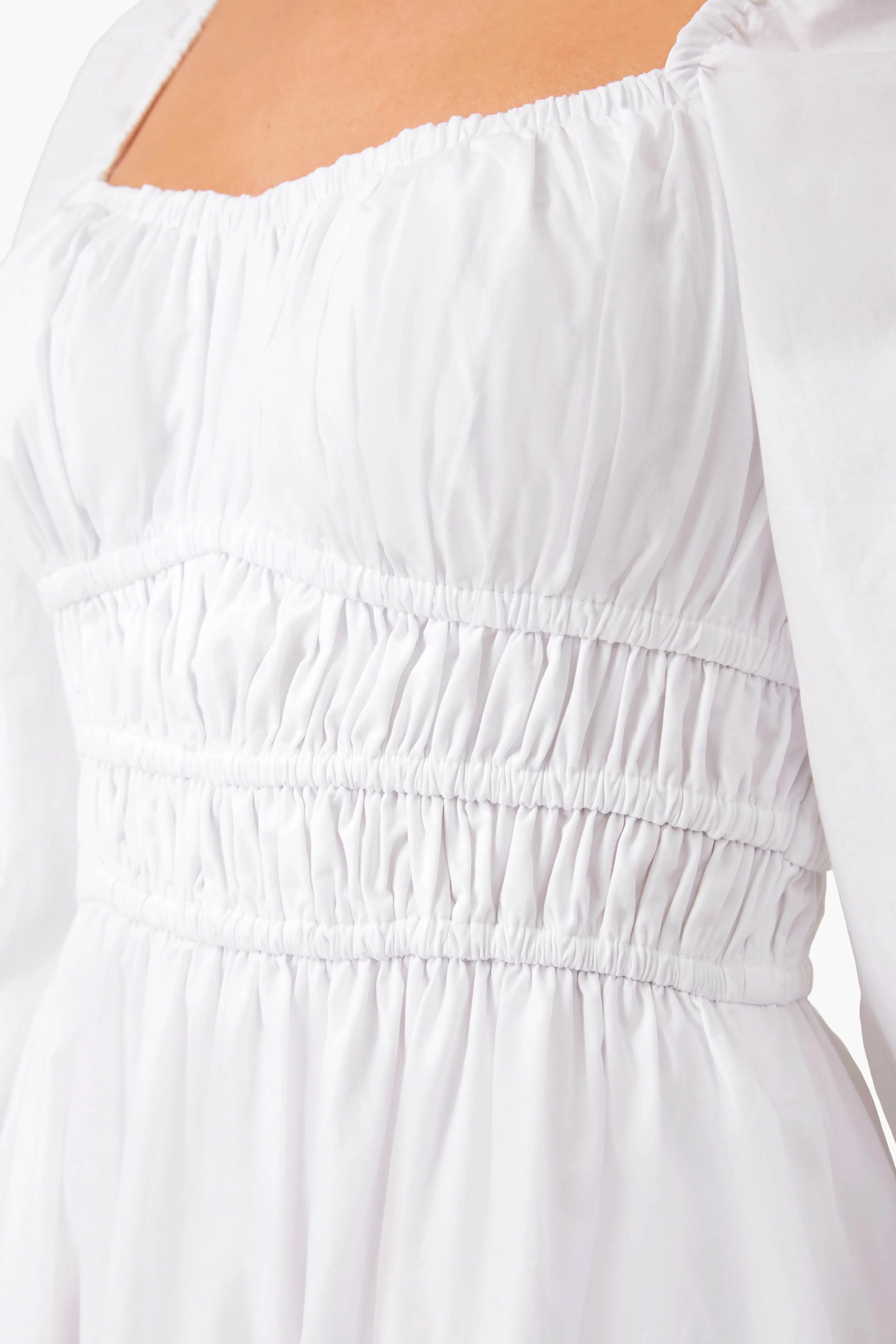 White Paloma Mini Dress