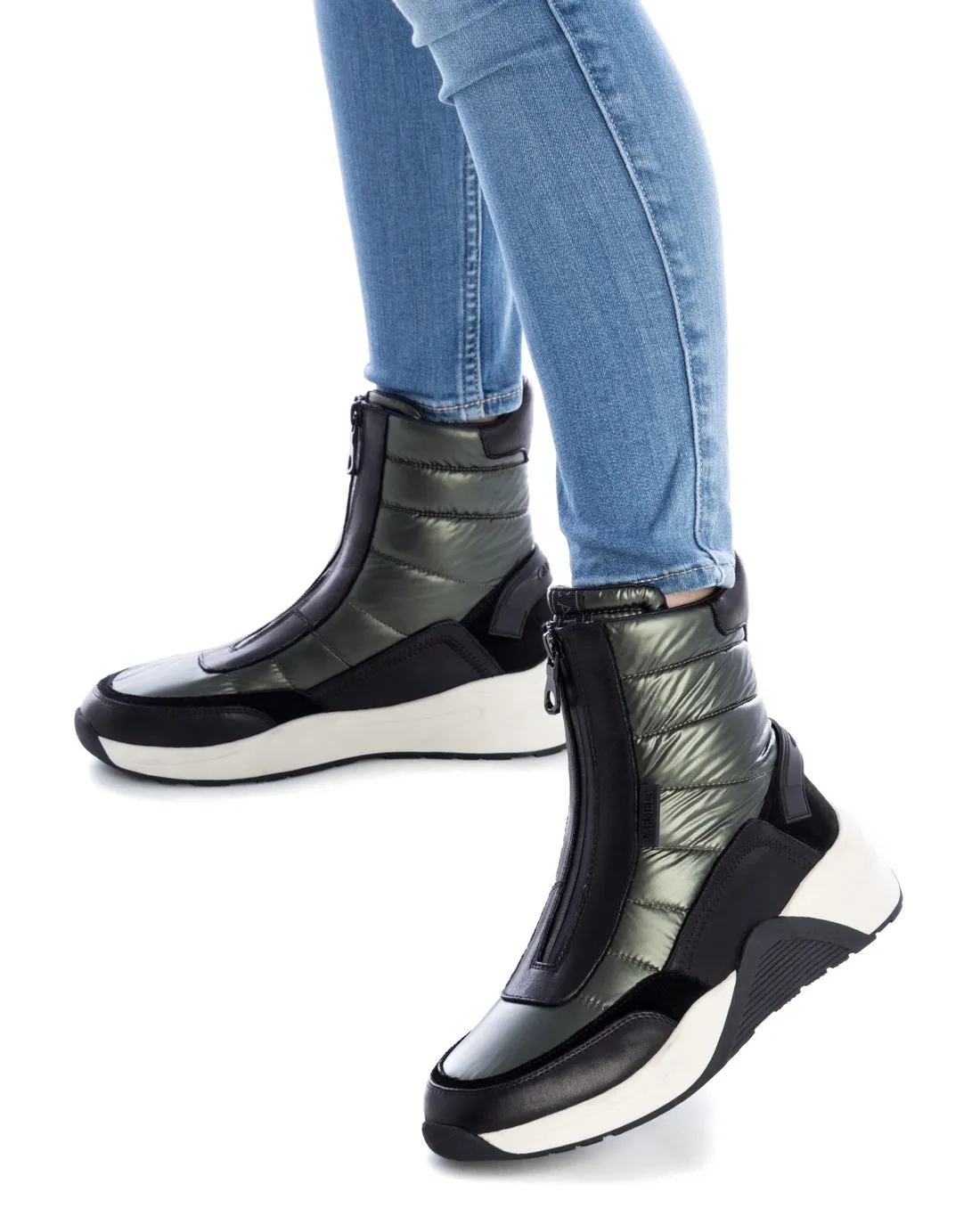 Women's Casual Booties By XTI 160363 Khaki