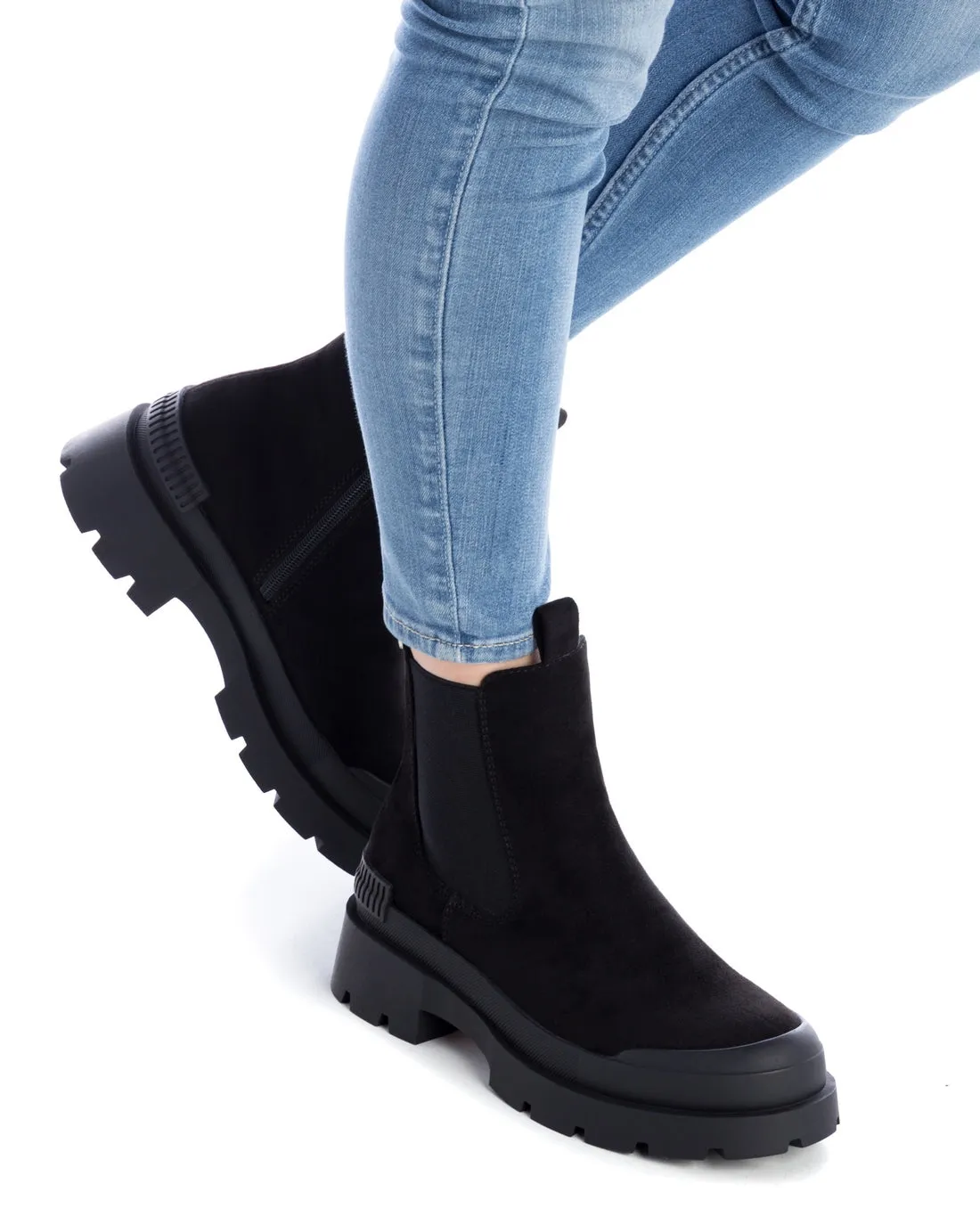 Women's  Suede Ankle Booties By XTI 140570