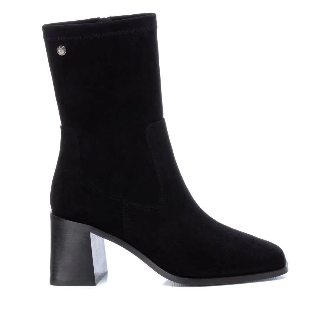 Women's Suede Dress Booties By XTI 140485 Black