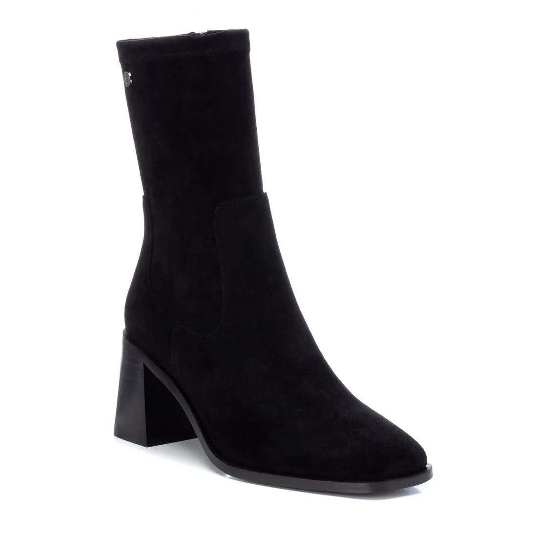 Women's Suede Dress Booties By XTI 140485 Black