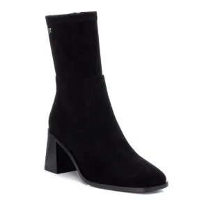 Women's Suede Dress Booties By XTI 140485 Black