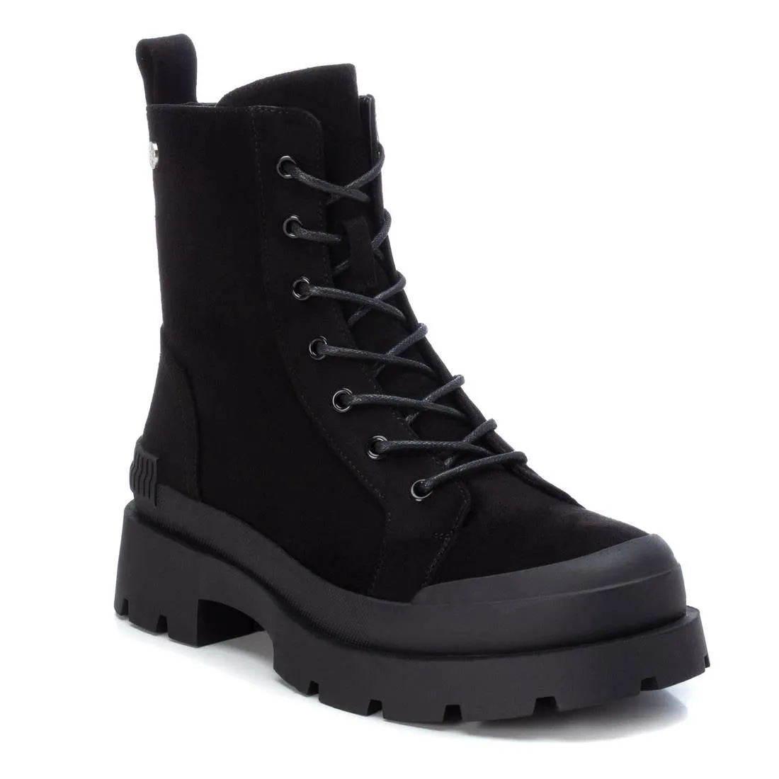 Women's  Suede Lace-Up Booties By XTI 140571