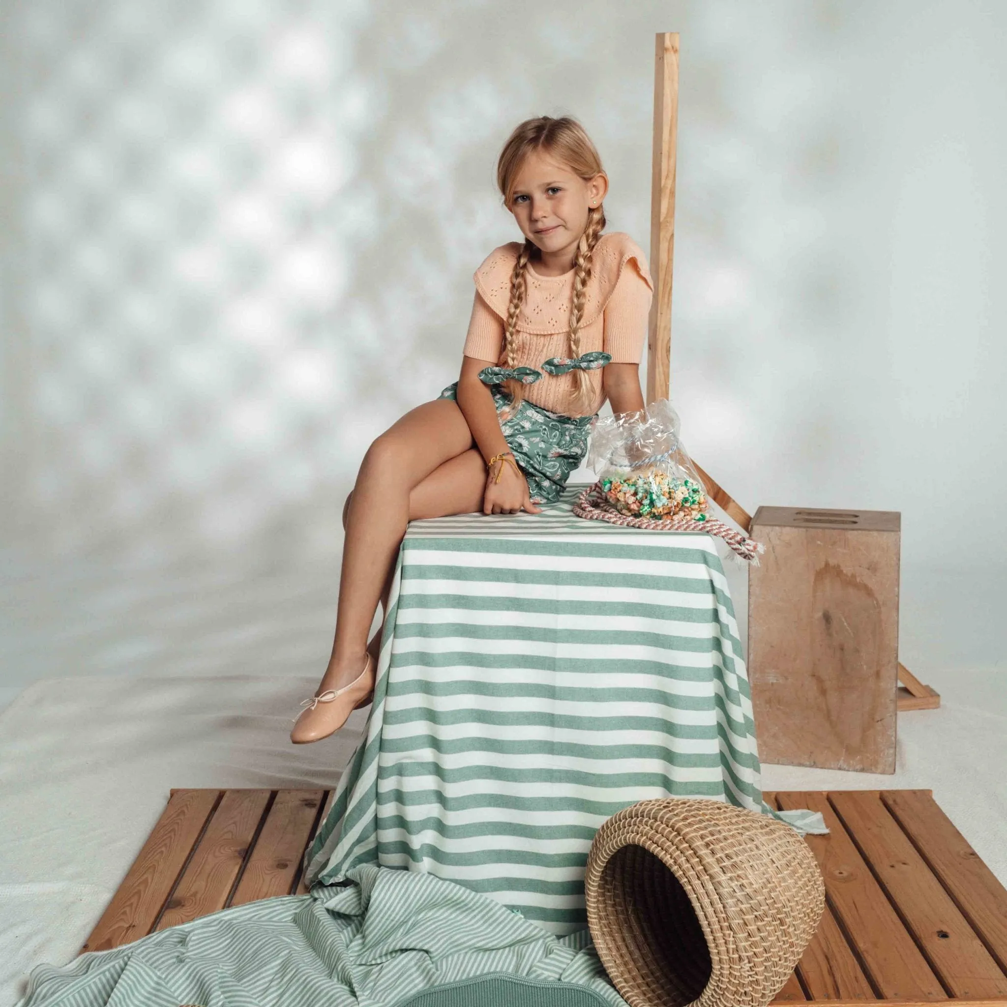 Wood Baggy Shorts by Birinit Petit