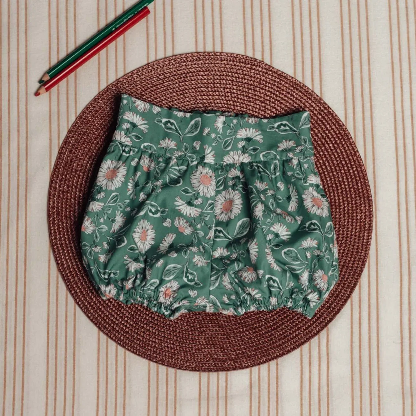 Wood Baggy Shorts by Birinit Petit