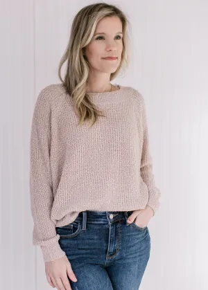 X Creamy Textured Sweater