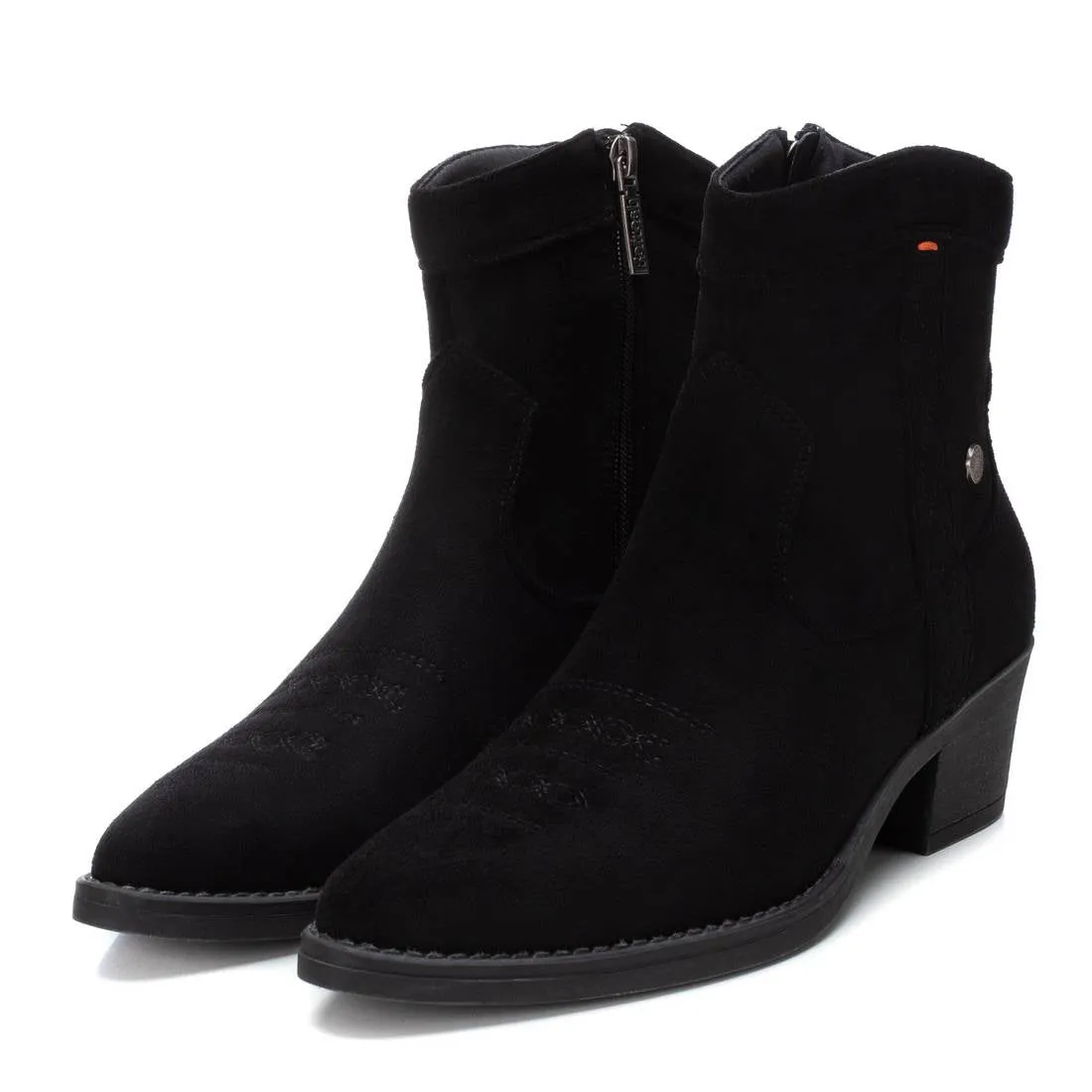 XTI Women's Italian Western Suede Booties By XTI 172126