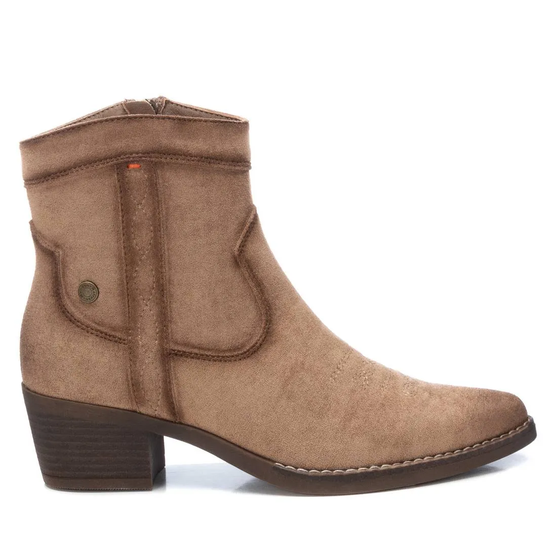 XTI Women's Italian Western Suede Booties By XTI 172126