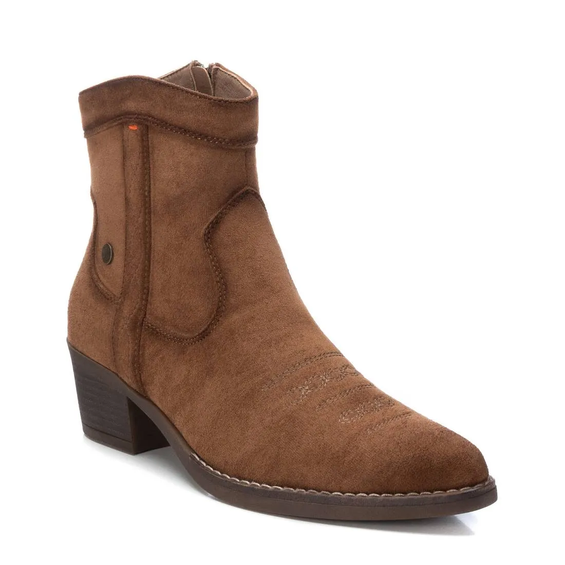 XTI Women's Italian Western Suede Booties By XTI 172126