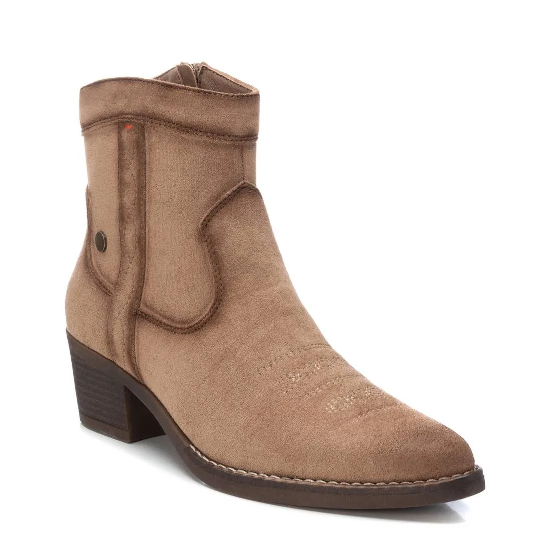 XTI Women's Italian Western Suede Booties By XTI 172126