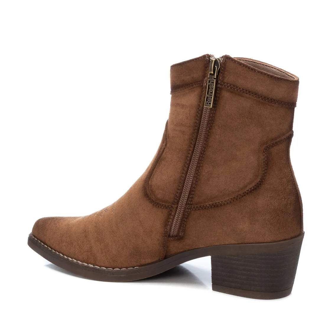 XTI Women's Italian Western Suede Booties By XTI 172126