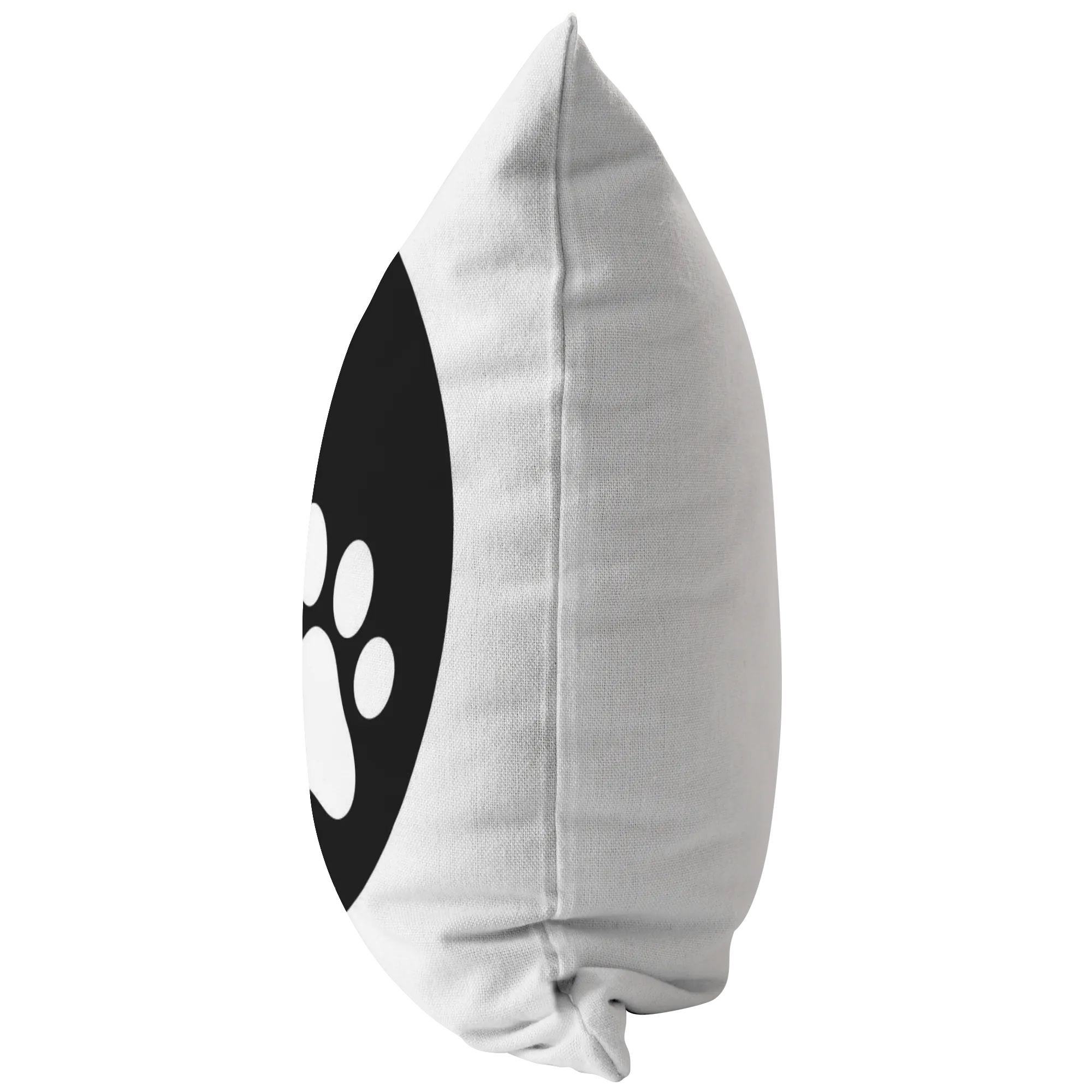 Yin & Yang - Dog Paw and Human Hand - Pillow