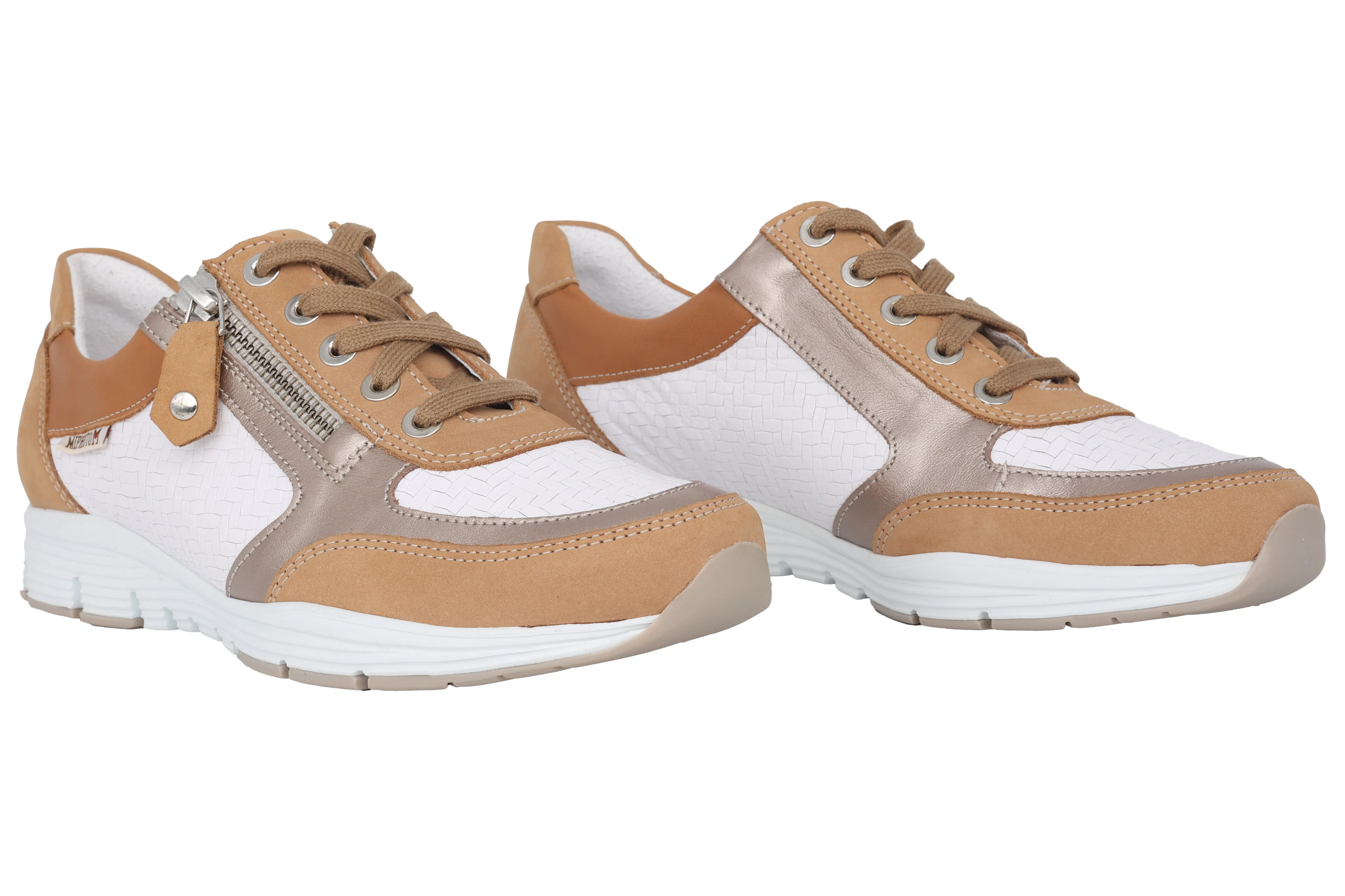 'Ylona' women's lace-zip sneaker - Multicolour